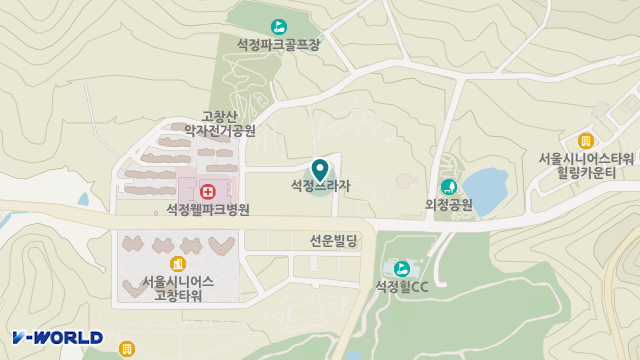 서울시니어스타워(주)웰파크몰 위치 지도
