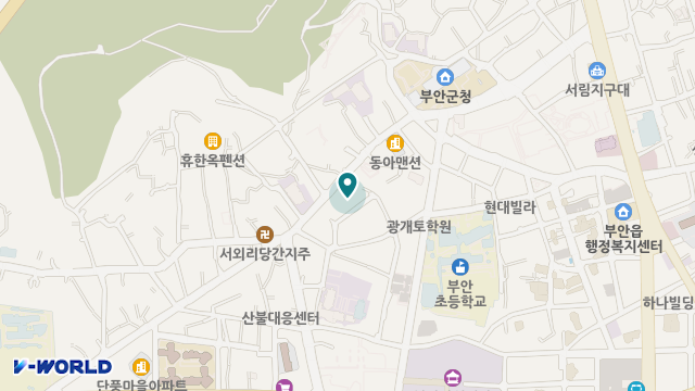 나눔복지센터 위치 지도
