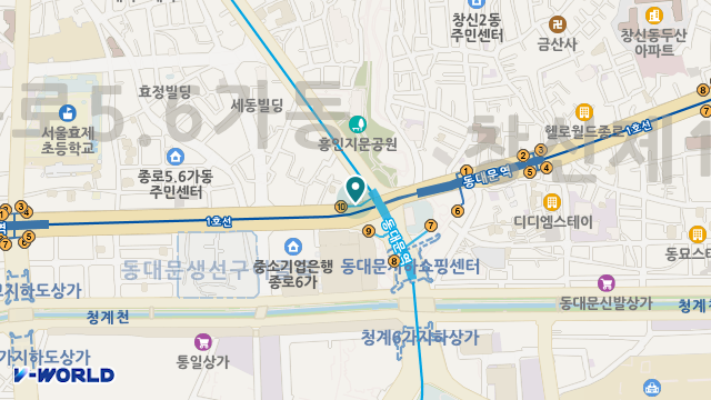 (주)통일의료기 위치 지도