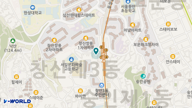 운화실버복지센터 위치 지도