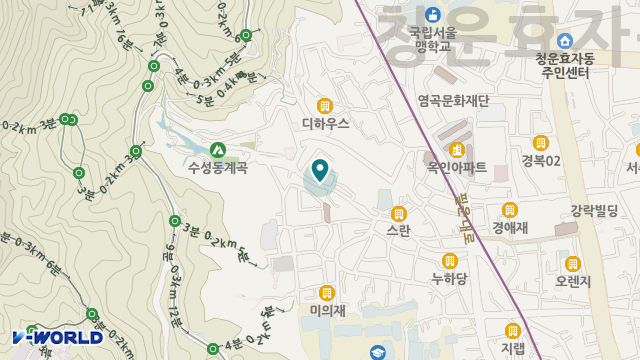 효자요양센터 위치 지도