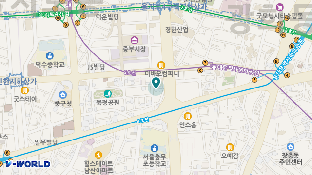 우영요양센터 위치 지도