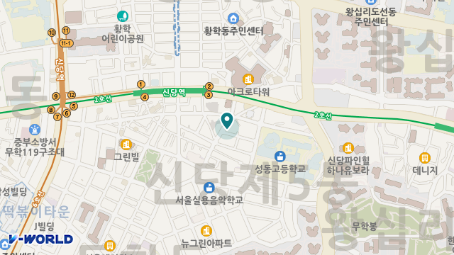 포도나무복지센터 위치 지도