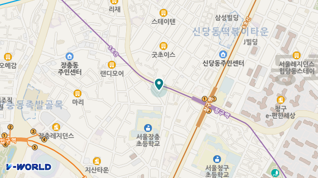 한양재가노인복지센터 위치 지도
