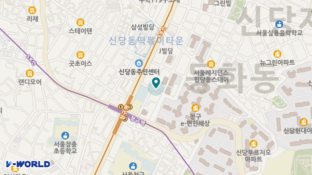 남산효재가방문요양센터 위치 지도