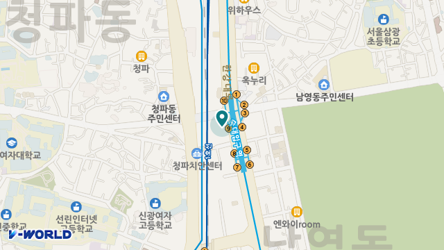 영진의료기 위치 지도