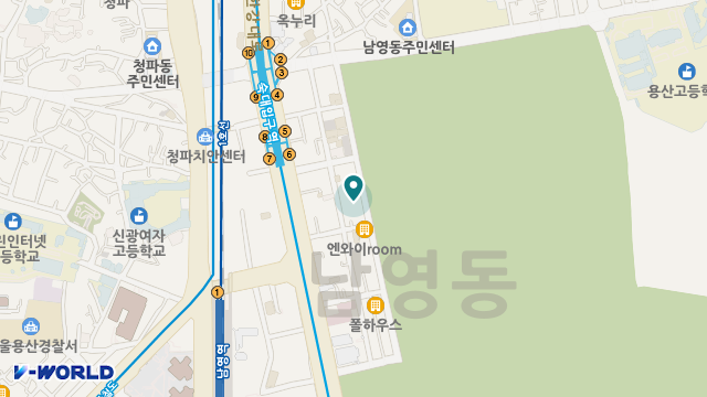 중앙 시니어 장기요양센터 위치 지도
