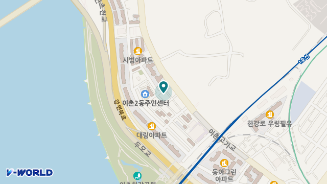 이촌재가복지센터 위치 지도