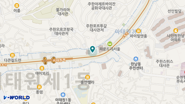 참사랑복지센터 위치 지도