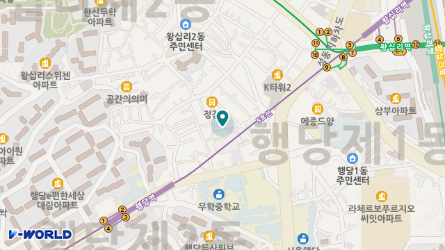 사과나무 실버케어 위치 지도
