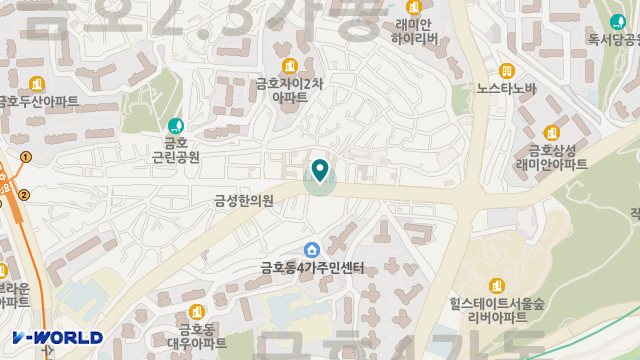 성동노인복지센터 위치 지도