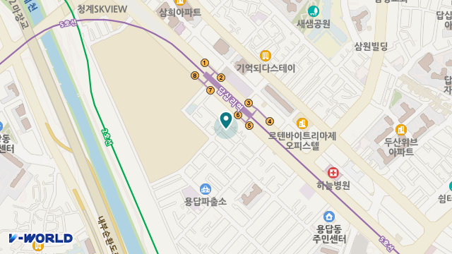 다정재가노인복지센터 위치 지도