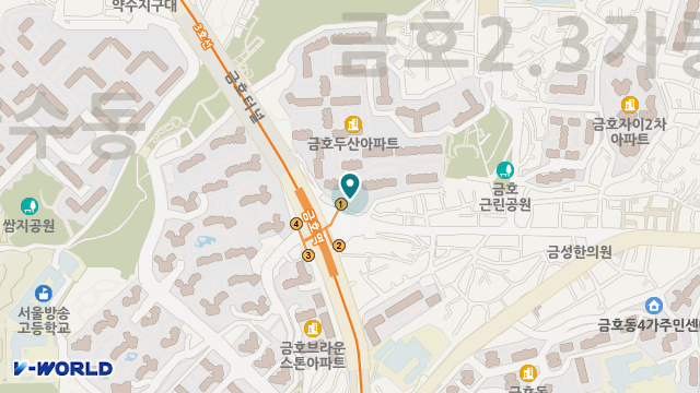 서울재가노인복지센터 위치 지도