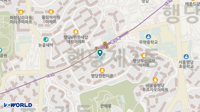 아리아케어 방문요양 성동 행당센터 위치 지도