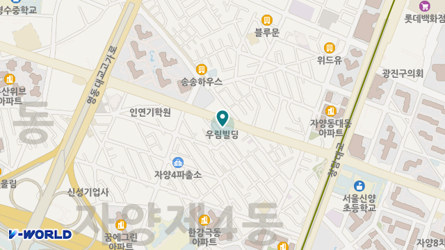 정다운 복지센터 위치 지도