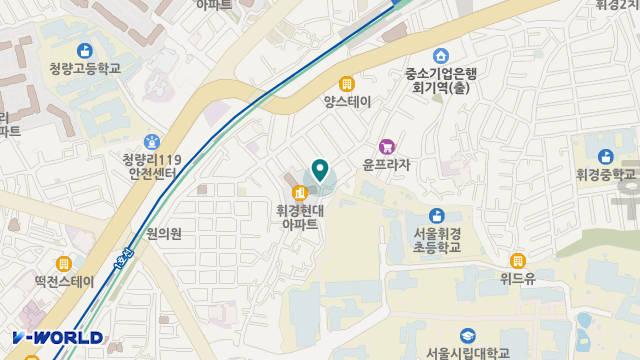 동대문구 의료기 위치 지도