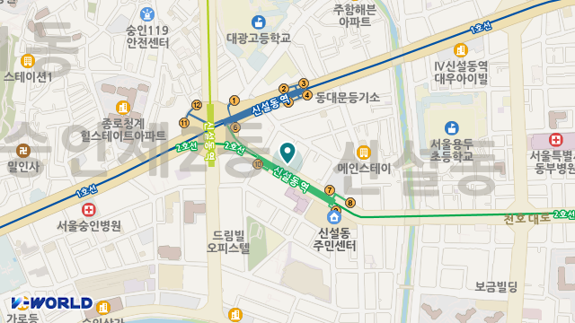 재가장기요양센터한마음컴패니언 위치 지도