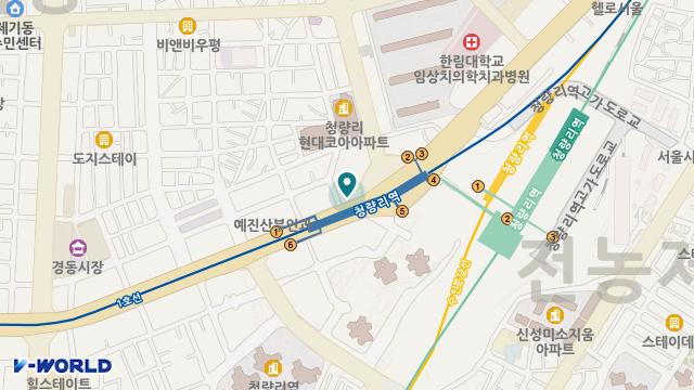 나눔실버복지센터 위치 지도