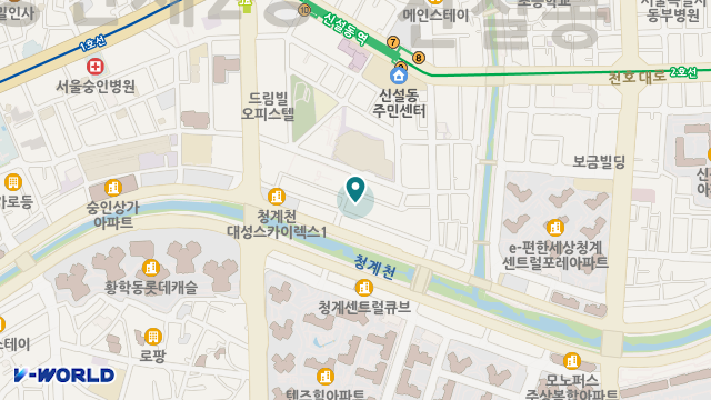 지성노인재가파견센터 위치 지도