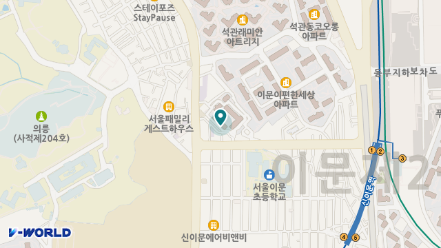 시니어스초이스동대문지점 위치 지도
