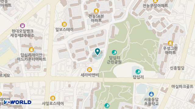 청솔노인복지센터 위치 지도
