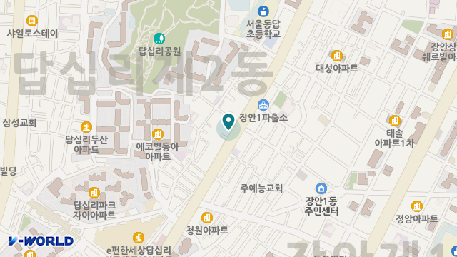 장안노인복지센터 위치 지도