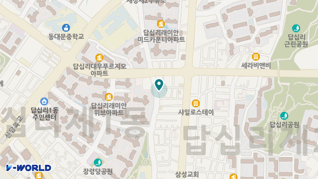 백합재가노인복지센터 위치 지도