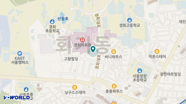 경희의료기 위치 지도
