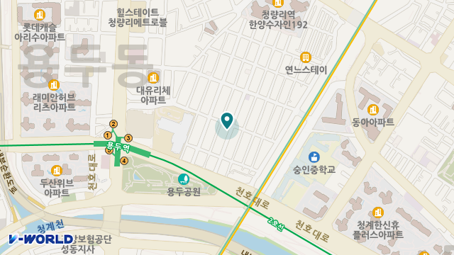 실버재가복지센터 위치 지도