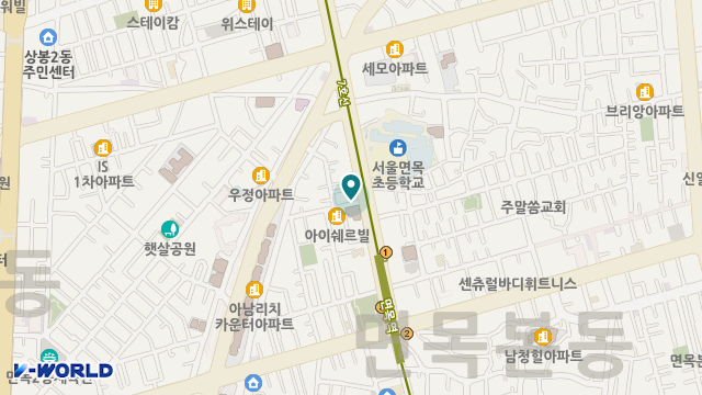 희망재가노인복지센터 위치 지도