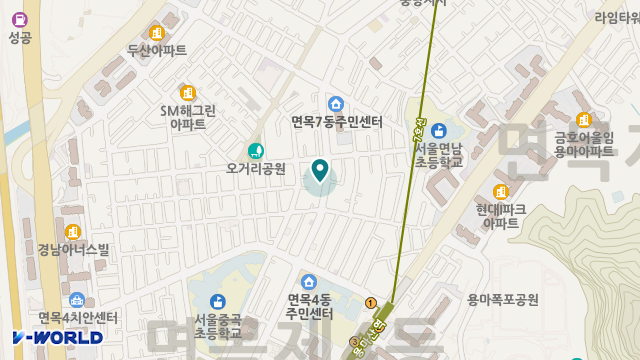 중랑소망재가복지센터 위치 지도
