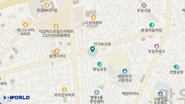 정다운재가복지센터 위치 지도