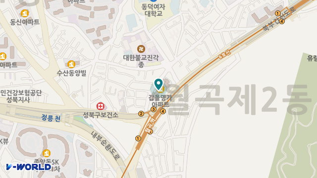조이실버복지타운 위치 지도