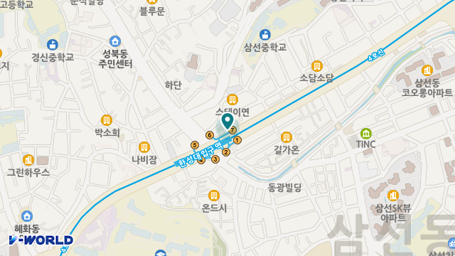 하늘의 별 방문요양센터 위치 지도