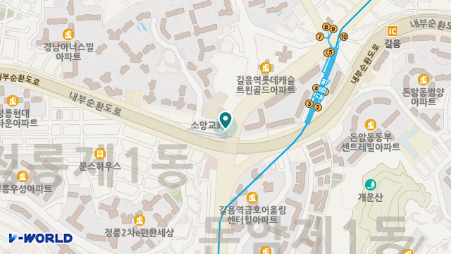서울재가복지센터 위치 지도