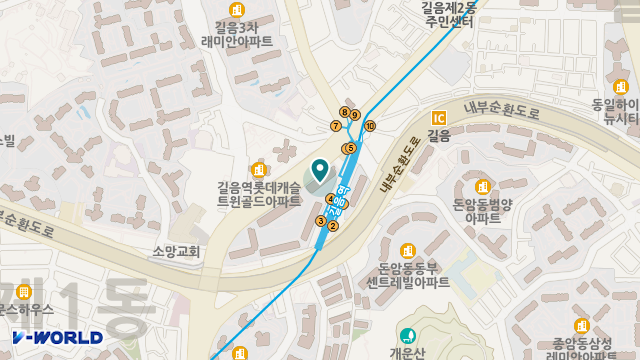올래노인복지센터 위치 지도