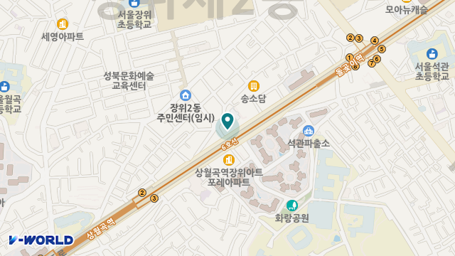 성북재가노인복지센터 위치 지도