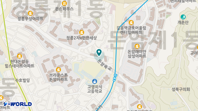 성북참사랑재가복지센터 위치 지도