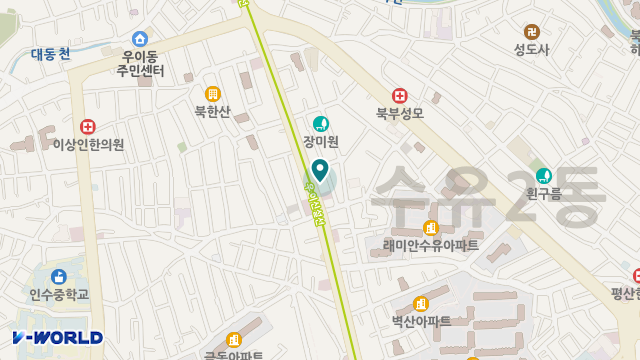 백운재가요양센터 위치 지도