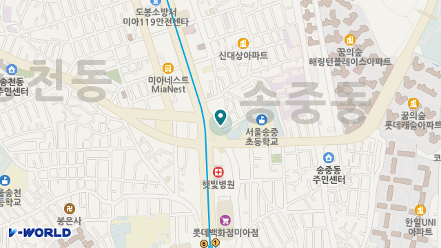 한마음재가방문요양센터 위치 지도