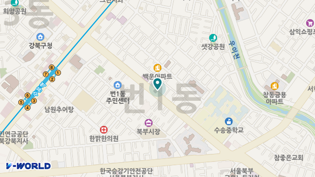 새봄노인복지센터 위치 지도