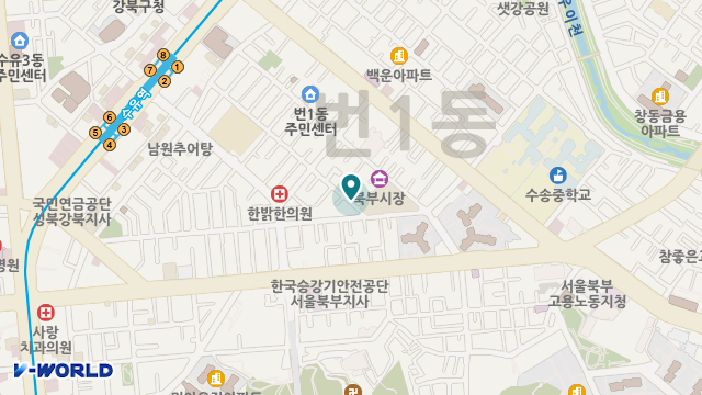 효노인도움센터 위치 지도
