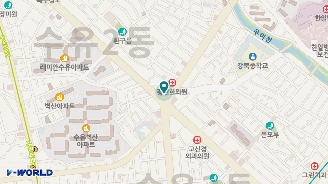 강북광산데이케어센터 위치 지도