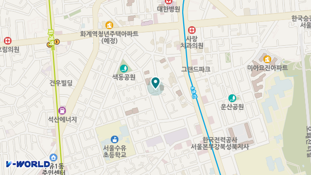 솔샘재가복지센터 위치 지도