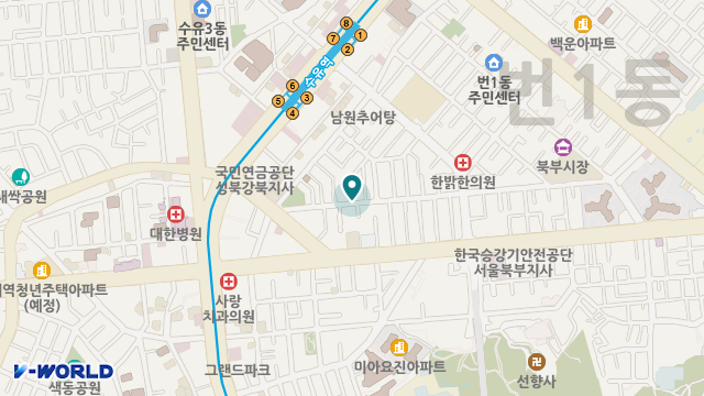 다정다감재가복지센터 위치 지도
