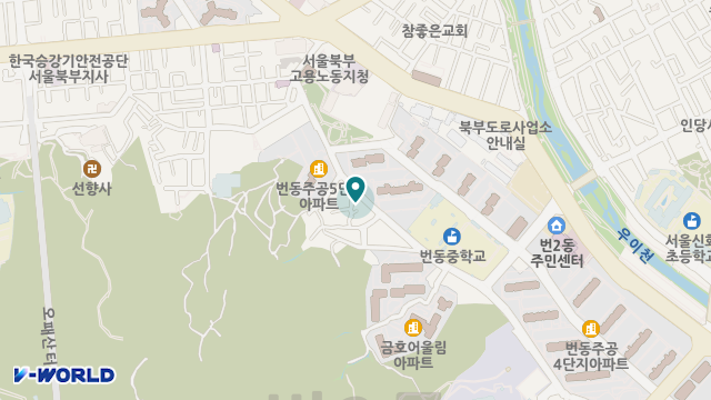 번동제일재가복지센터 위치 지도