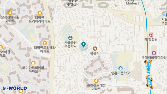 백세사랑 재가복지센터 위치 지도