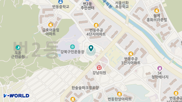 한울방문요양센터 위치 지도