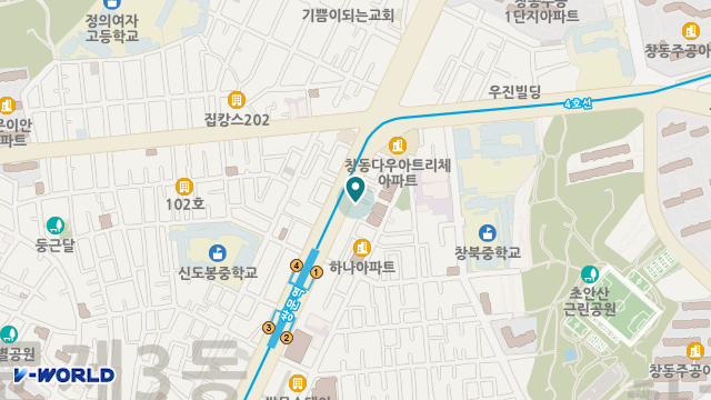 고운우리재가센터 위치 지도