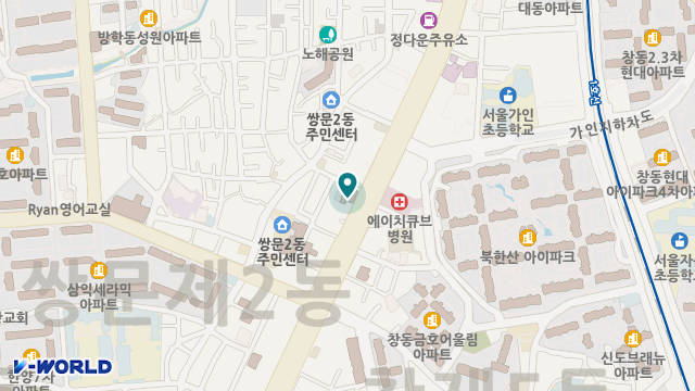 도봉요양원 위치 지도